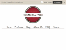 Tablet Screenshot of conmurrafarm.com